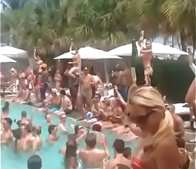 Hot pool party