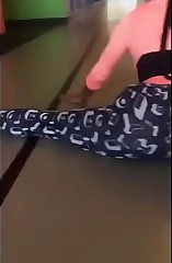 My baby shaking ass at the Gym