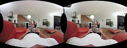 Samantha Jolie Loves Herself Some VR Sex and Toying Pussy